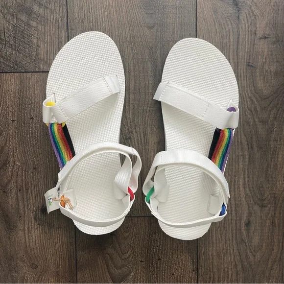 Teva | Shoes | Teva Mens Universal Pride Strappy White 